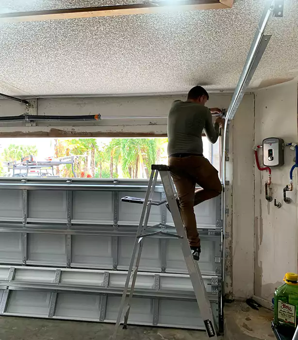 Garage Door Track Replacement in Hallandale, FL