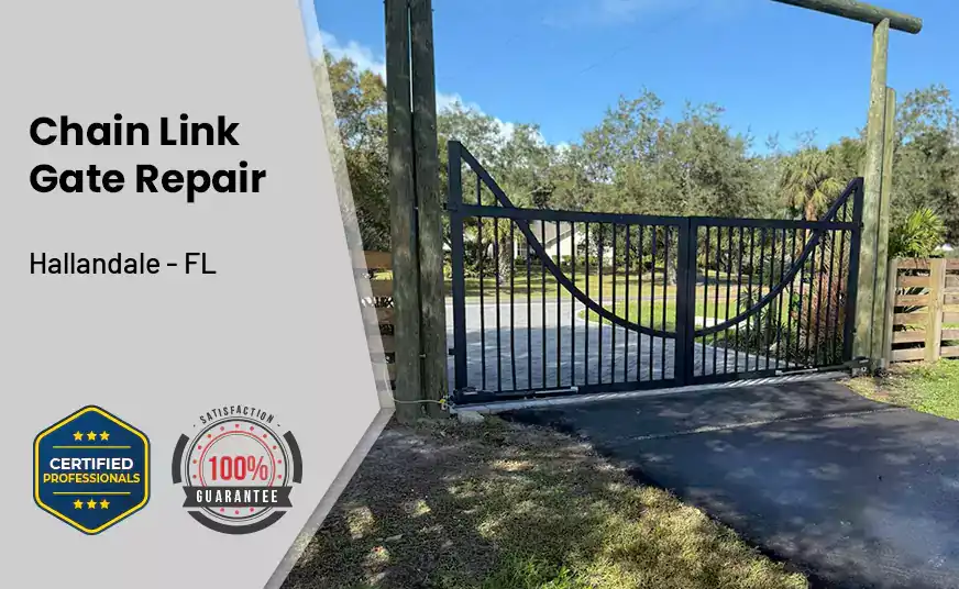 Chain Link Gate Repair Hallandale - FL