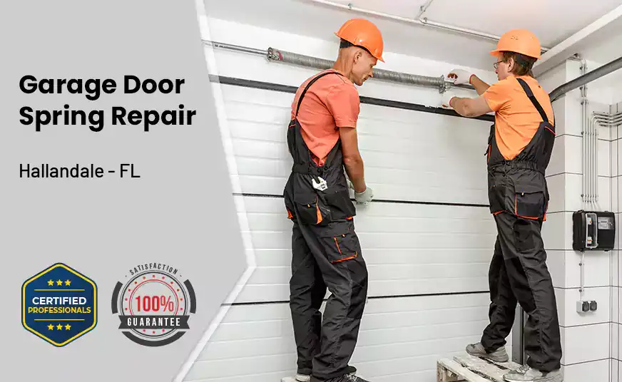 Garage Door Spring Repair Hallandale - FL