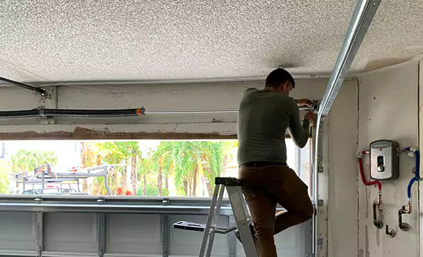 Garage Door Rail Replacement in Hallandale, FL