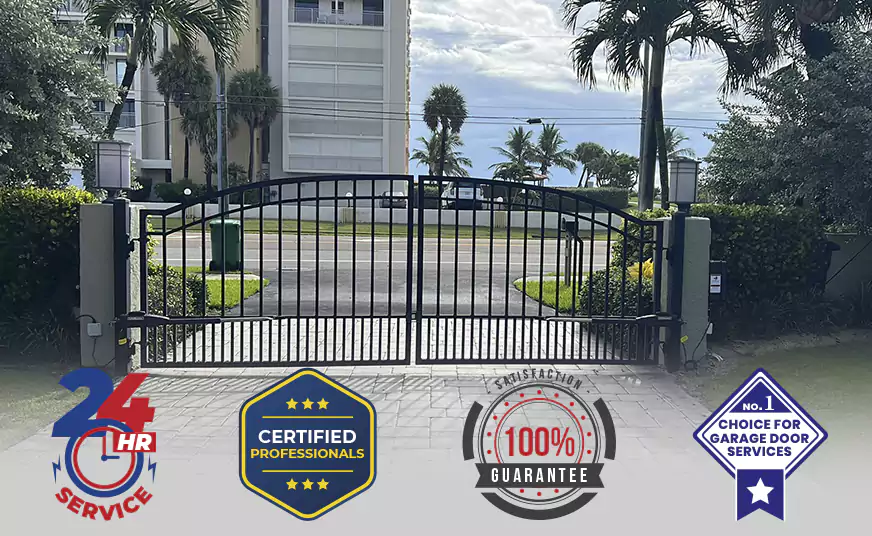 Electric Driveway Gate Repair in Hallandale, FL