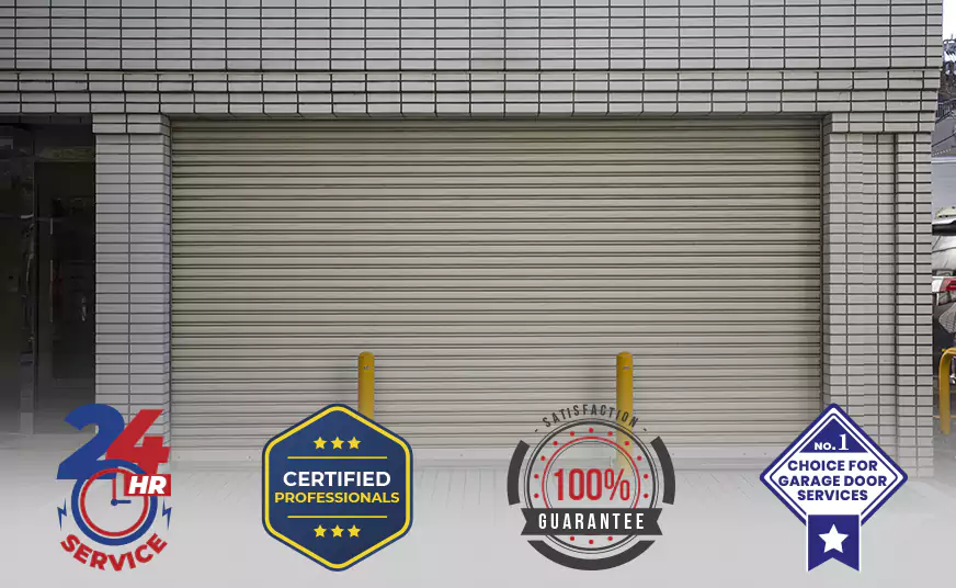 New Amarr Automatic Roll Up Garage Doors Installation in Hallandale, FL